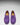 Women's Penny Driving Loafers, purple embossed suede-3