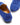 Women's Penny Loafers Leather Sole, ink blue suede-3