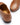Women's Penny Loafers Leather Sole, tan leather-3