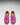 Women's Tasselled Driving Loafers, pink embossed suede-3