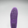 Women's Tasselled Driving Loafers, purple embossed suede-2