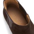 Women's Brown Suede Chelsea Boots, Welted Leather Sole-4
