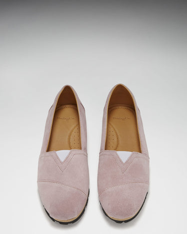 Women's Chukka Espadrilles, powder pink suede-2
