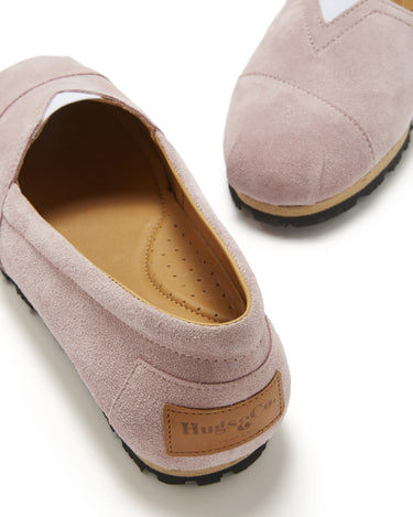 Women's Chukka Espadrilles, powder pink suede-3